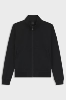 Equestrian fleece jacket, Black