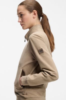 Giacca in felpa da equitazione, Marrone