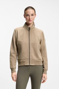 Fleecejas voor ruiters, Bruin