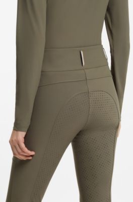 Equestrian full-grip breeches, Khaki