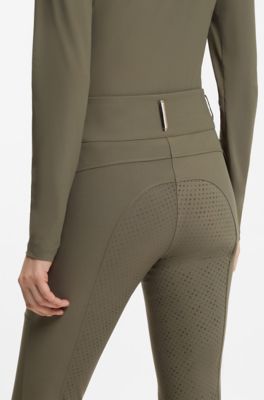 Equestrian full-grip breeches, Khaki