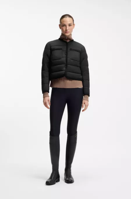 Kurze Reitsport-Daunenjacke