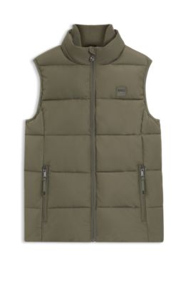 Equestrian gilet, Khaki