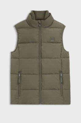 Equestrian gilet, Khaki