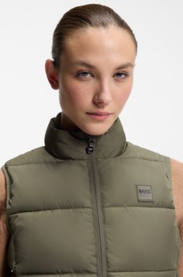 Equestrian gilet, Khaki