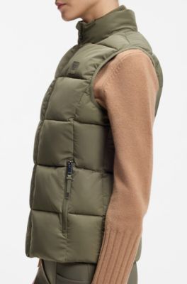 Equestrian gilet, Khaki