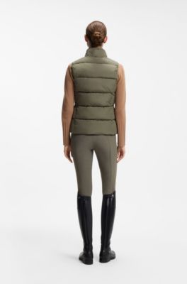 Equestrian gilet, Khaki