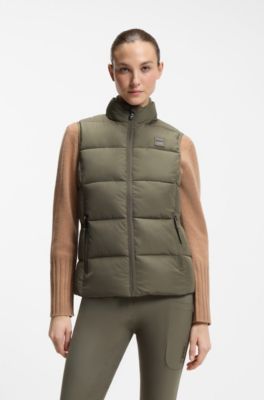 Equestrian gilet, Khaki