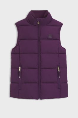 Equestrian gilet, Dark Purple