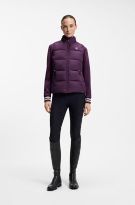 Equestrian gilet, Dark Purple