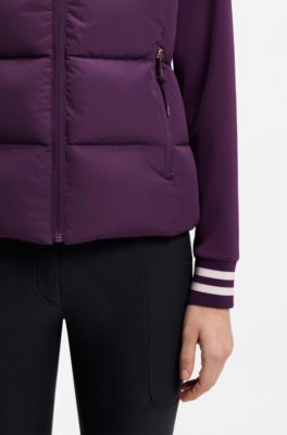 Equestrian gilet, Dark Purple