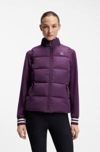 Equestrian gilet, Dark Purple