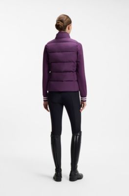 Equestrian gilet, Dark Purple