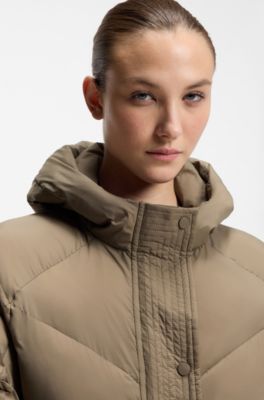 Equestrian quilted jacket, Brown