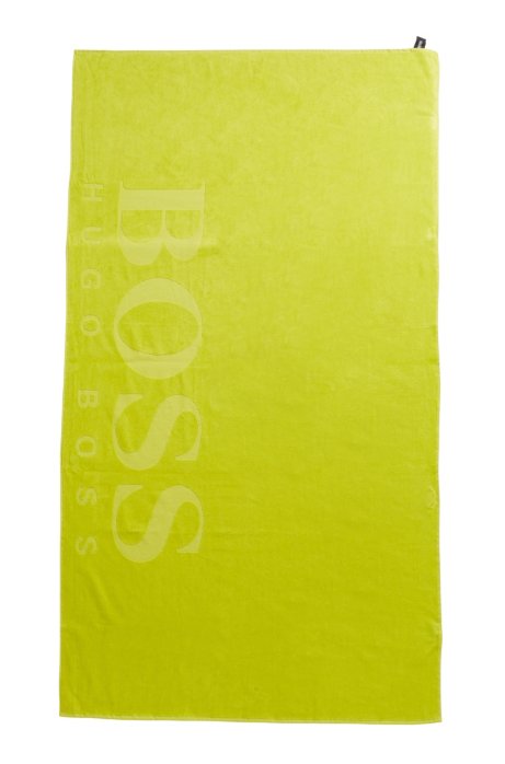 Boss Serviette De Plage En Coton Doux Avec Logo