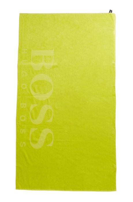 Boss Serviette De Plage En Coton Doux Avec Logo