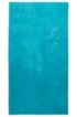 Beach towel soft cotton with logo, Turquoise