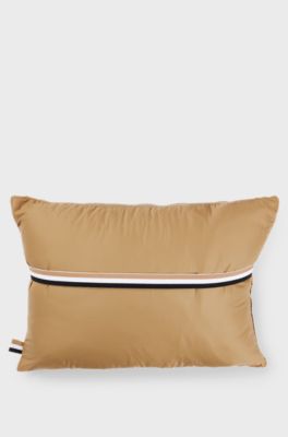 Doorgestikte deken met reishoes, Oranje