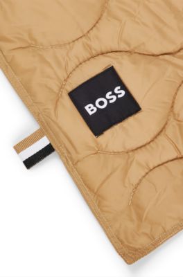 Quilted blanket with travel case, Orange