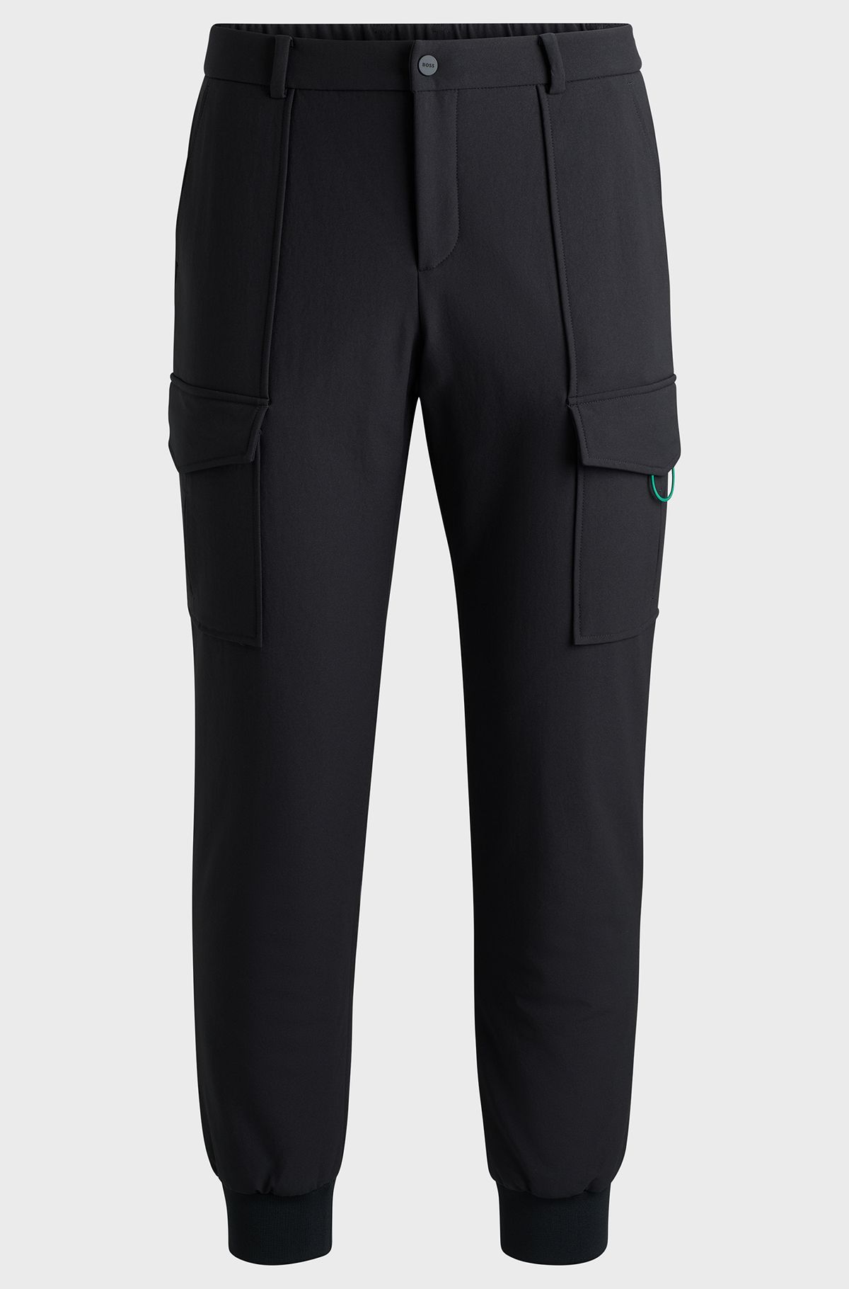 Relaxed-fit tracksuit bottoms with goose-down-blend filling, Dark Grey