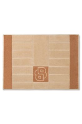 Cotton bath mat, Light Brown