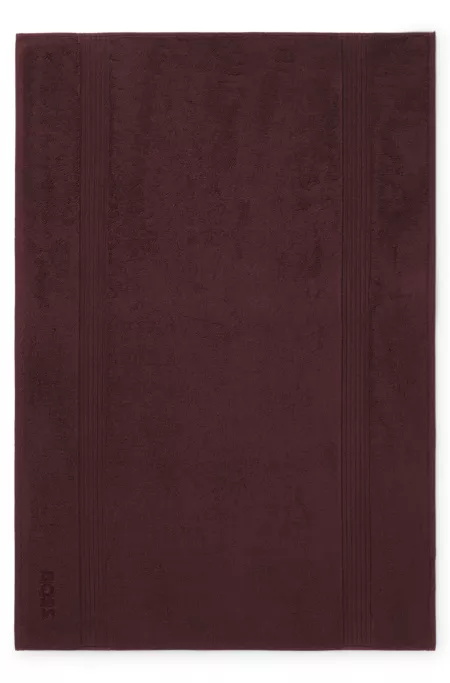 Tapis de bain à logo en coton de la mer Égée