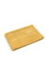 Finest Egyptian cotton bath mat with logo border, Yellow