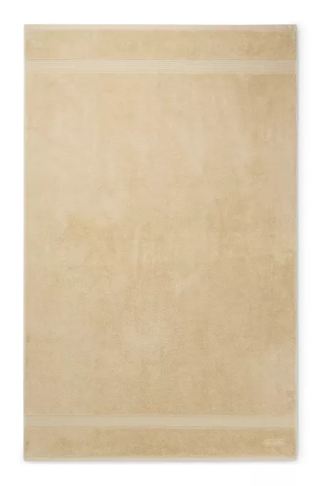 Drap de bain en coton de la mer Égée avec logo ton sur ton