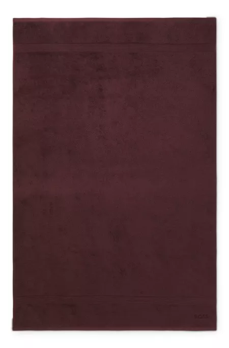 Drap de bain en coton de la mer Égée avec logo ton sur ton