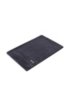 Finest Egyptian cotton bath sheet with logo border, Anthracite