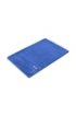 Finest Egyptian cotton bath sheet with logo border, Blue