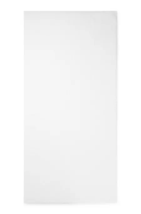 Cotton bath towel with contrast embroidered logo