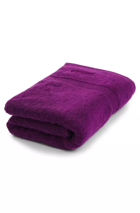Logo bath towel in Aegean cotton