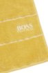 Finest Egyptian cotton bath towel with logo border, Yellow