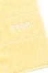 Finest Egyptian cotton bath towel with logo border, Light Yellow