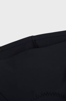 BOSS x ASSOS bib shorts with shock-absorbing foam inserts, Black