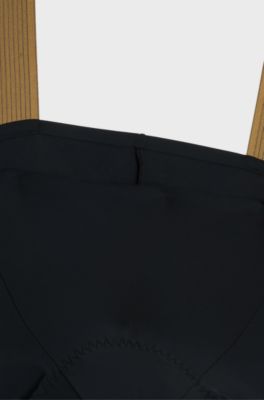 BOSS x ASSOS X-frame bib shorts with pressure-free waist, Black