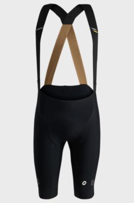 BOSS x ASSOS bib shorts with shock-absorbing foam insert, Black