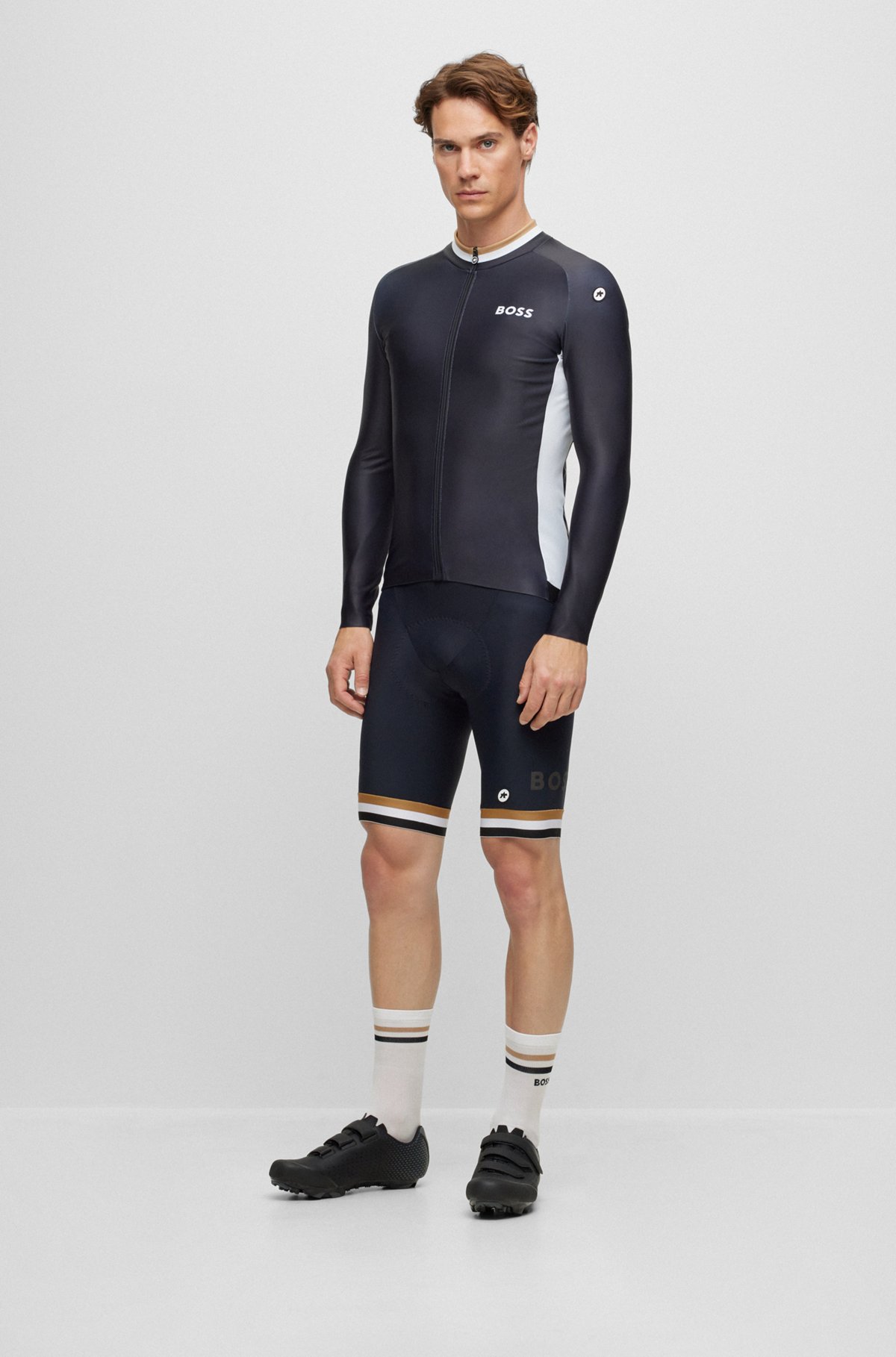 BOSS - BOSS x ASSOS ボディマッピング ジャージートップス ロゴ BOSS - BOSS x ASSOS ボディマッピング ジャージートップス ロゴ