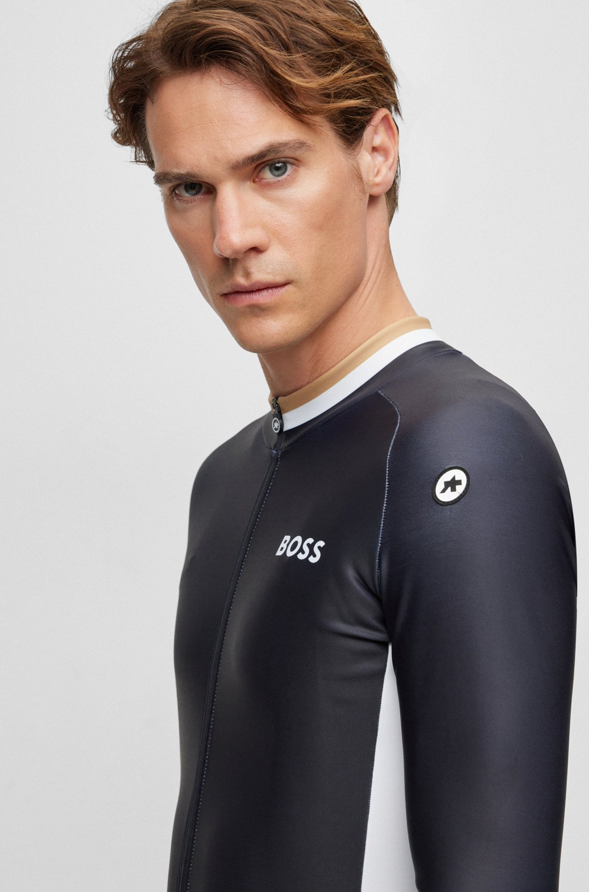 BOSS - BOSS x ASSOS ボディマッピング ジャージートップス ロゴ BOSS - BOSS x ASSOS ボディマッピング ジャージートップス ロゴ