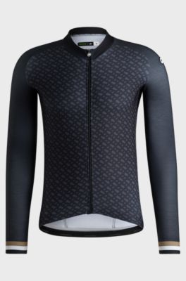 BOSS x ASSOS thermal jersey with body-mapping, Black