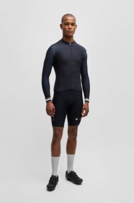 BOSS x ASSOS thermal jersey with body-mapping, Black