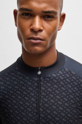 BOSS x ASSOS thermal jersey with body-mapping, Black