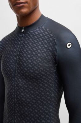 BOSS x ASSOS thermal jersey with body-mapping, Black