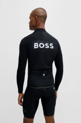 BOSS x ASSOS jacket in breathable stretch fabric, Black