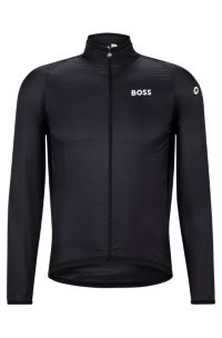 BOSS - Chaqueta cortavientos BOSS x ASSOS plegable con detalle de