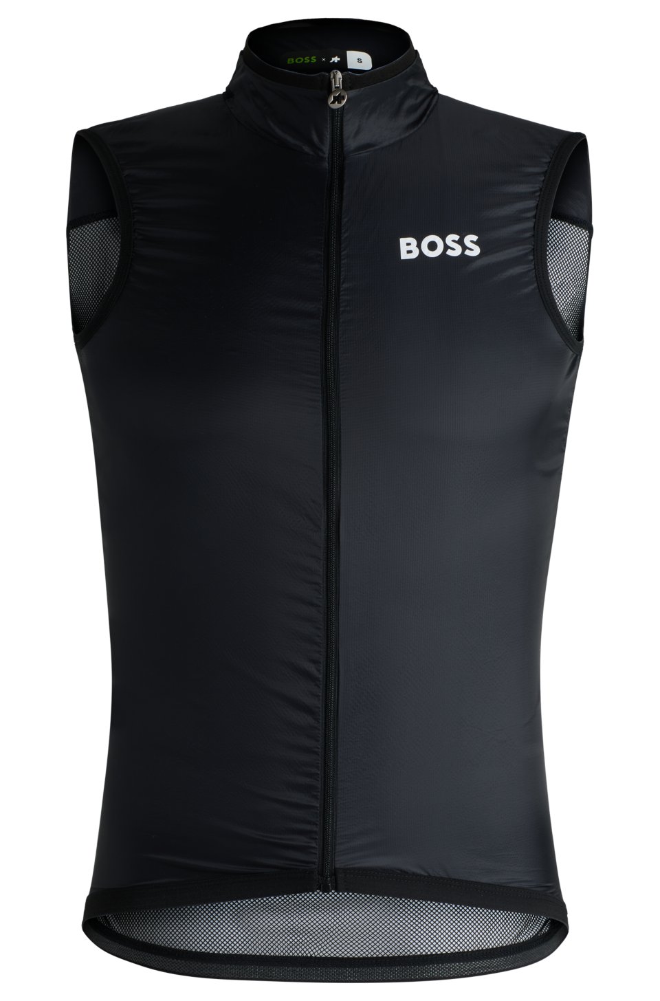 x ASSOS packable wind vest with breathable mesh back