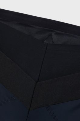 BOSS x ASSOS half shorts with shock-absorbing foam, Black