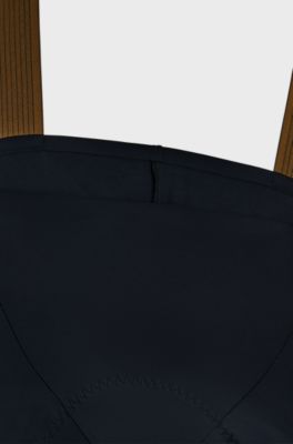 BOSS x ASSOS X-frame bib shorts with shock-absorbing foam insert, Black