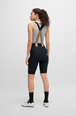 Cuissard BOSS&nbsp;x&nbsp;ASSOS avec empi&egrave;cement en mousse absorbant les chocs, Noir